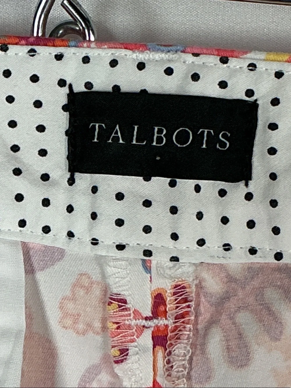 Talbots The Perfect Short Floral Paisley Bermuda Shorts 6